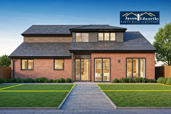 Home extension focusing on boundary line Southampton