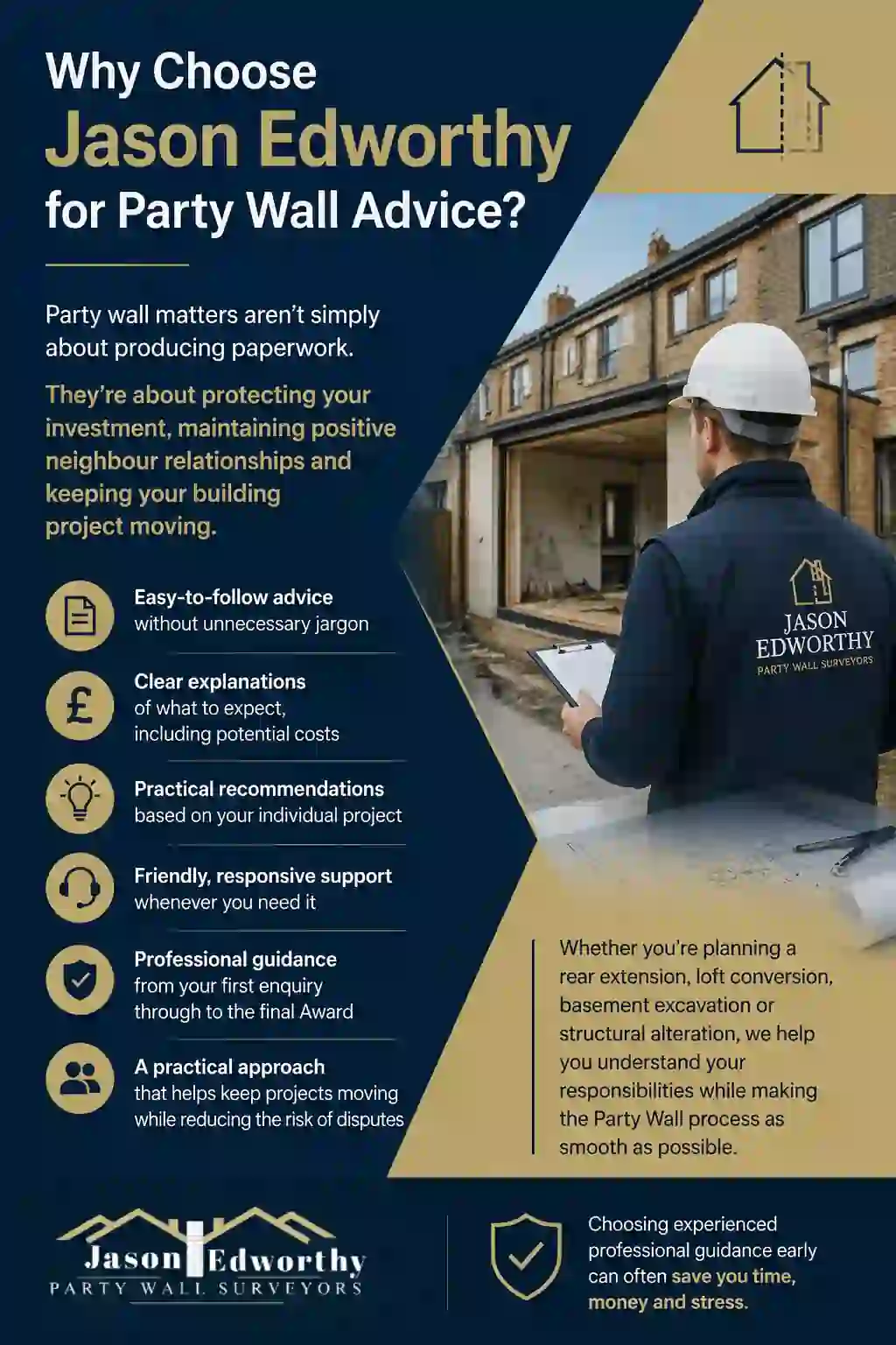 Why Choose Jason Edworthy for Party Wall Advice Southampton?